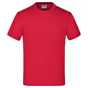 James & Nicholson Junior Basic-T T-shirt for barn, Rød