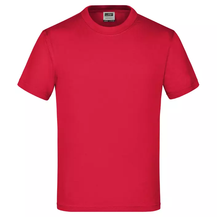 James & Nicholson Junior Basic-T T-shirt for barn, Rød, large image number 0