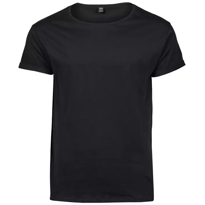 Tee Jays roll-up T-shirt, Black, large image number 0
