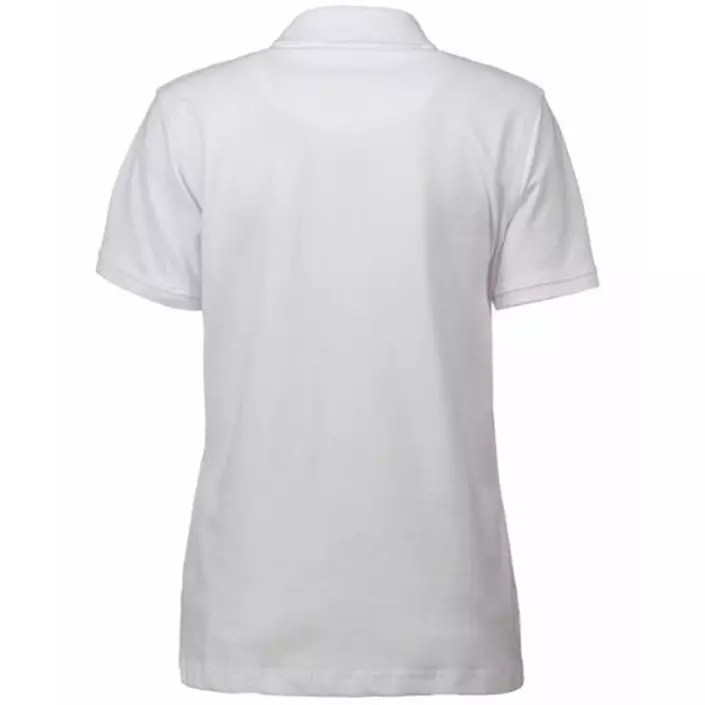 ID women's Pique Polo T-shirt with stretch, White, large image number 1