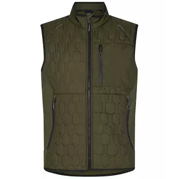 Engel X-treme quilted vest, Forest green