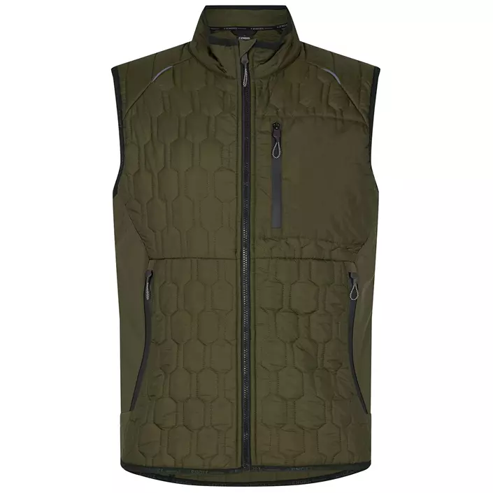 Engel X-treme vattert vest, Forest green, large image number 0