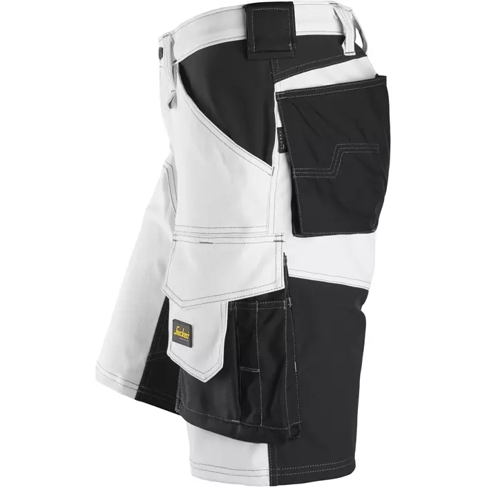 Snickers AllroundWork Arbeitsshorts 6153, White/black, large image number 3