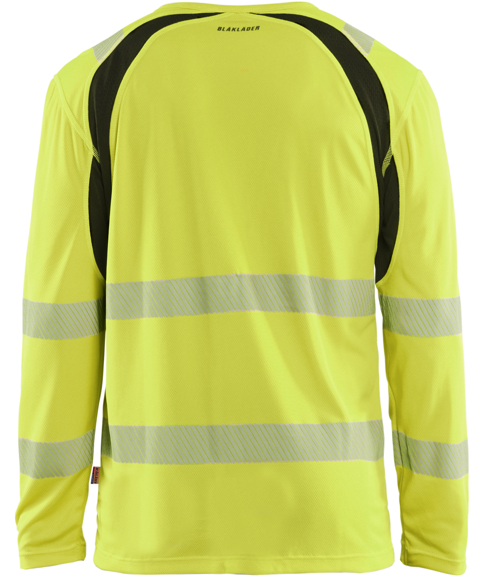 Bl&aring;kl&auml;der lang&aelig;rmet T-shirt, Hi-vis Gul/Sort, large image number 2