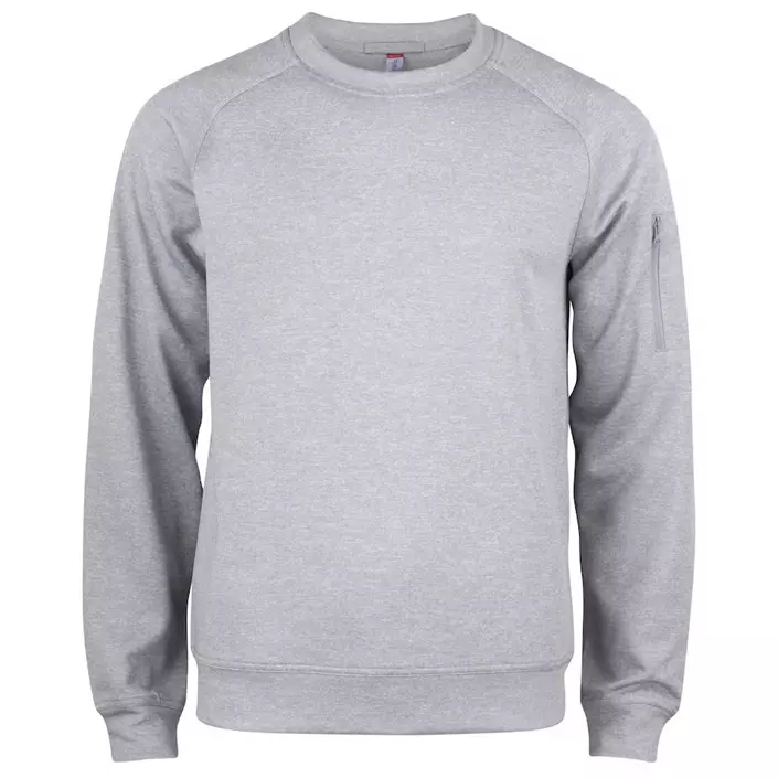 Clique Basic Active  sweatshirt, Gråmeleret, large image number 0