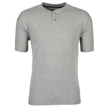 Kramp Technical Grandad T-shirt, Light grey mottled
