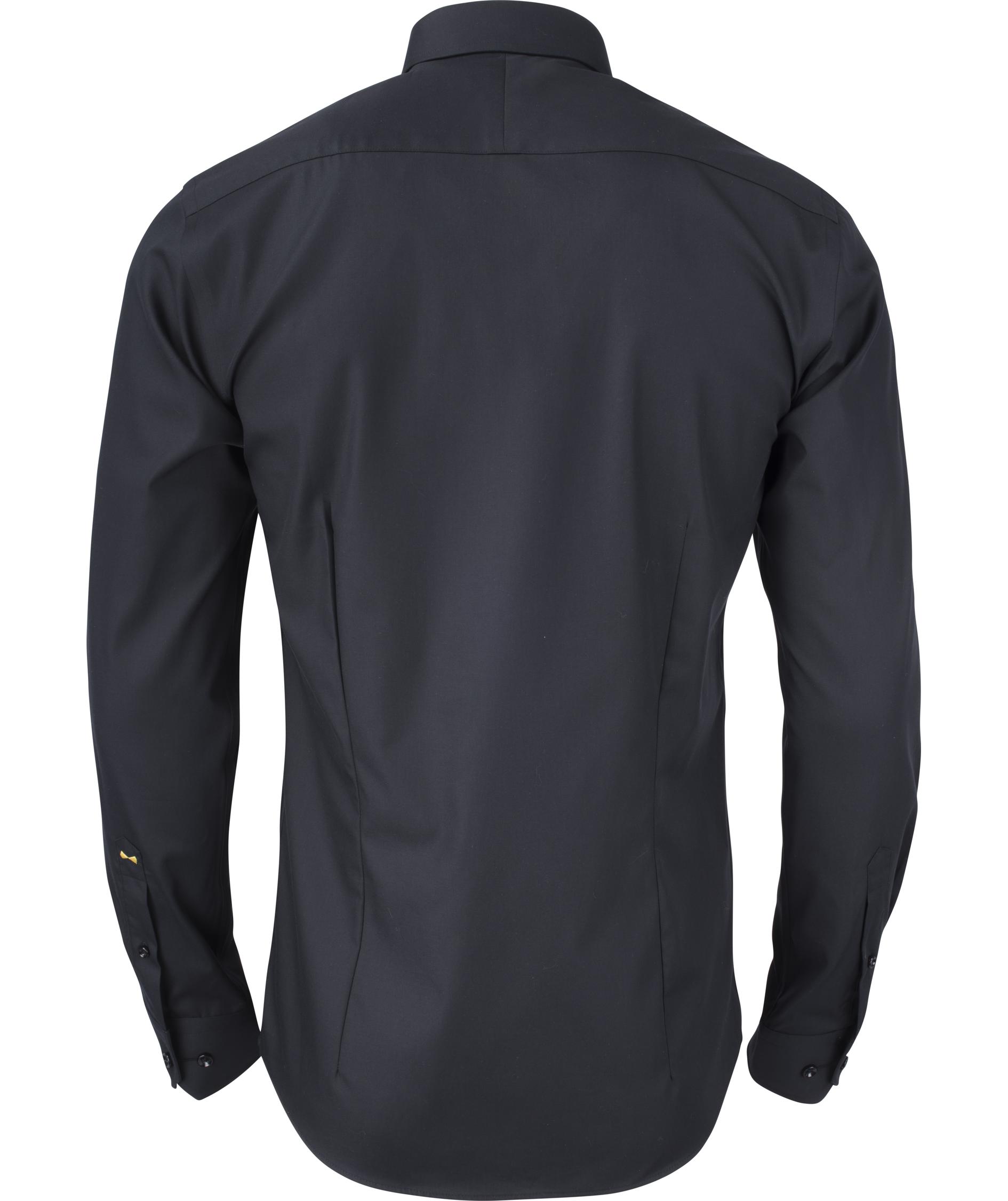 J. Harvest & Frost Twill Yellow Bow 50 regular fit shirt, Black