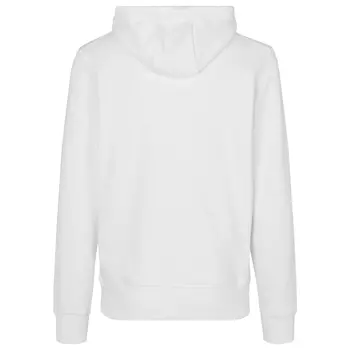 ID hoodie with zipper, White