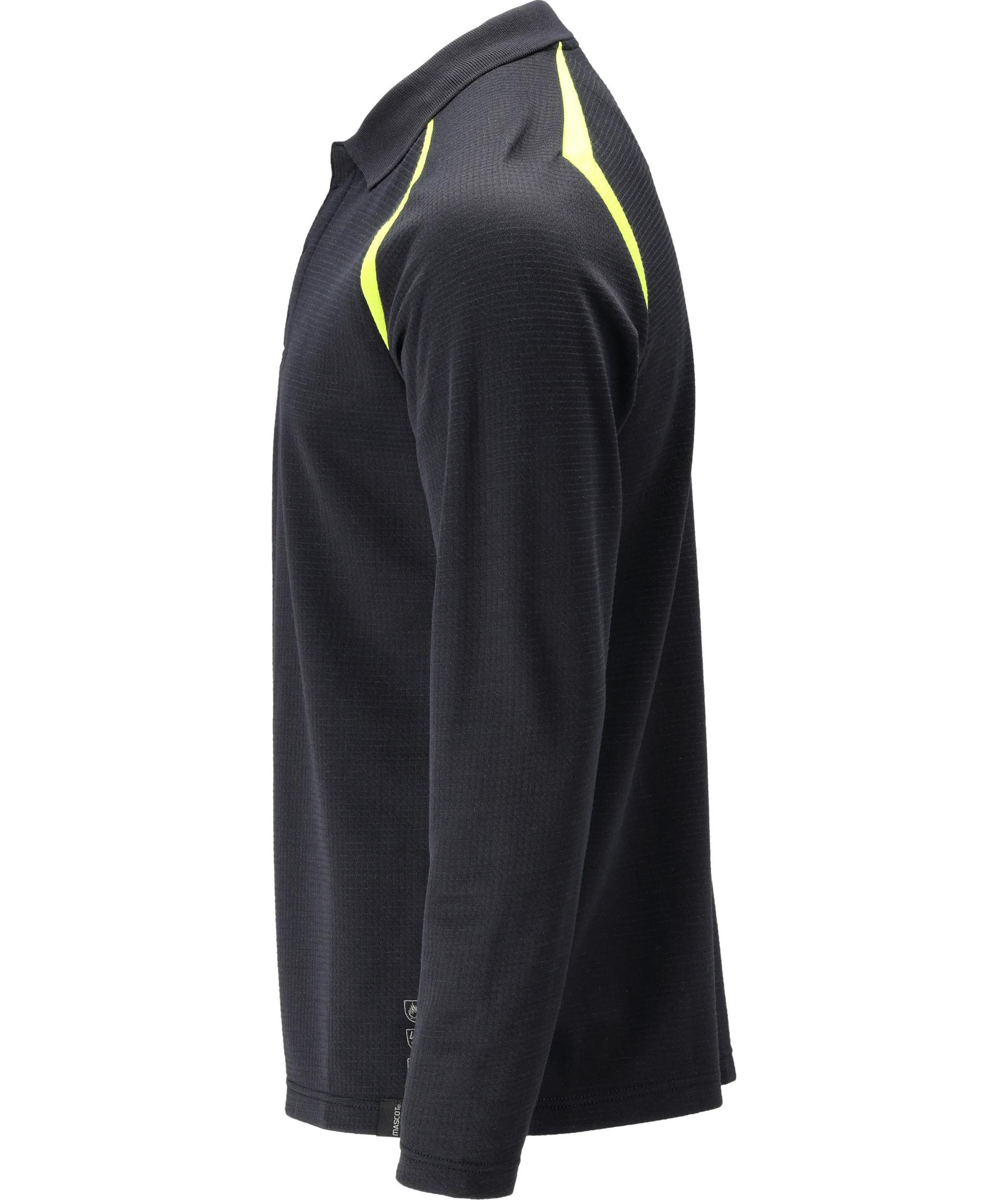 Mascot Accelerate Multisafe l&aring;ng&auml;rmad pik&eacute;tr&ouml;ja, M&ouml;rk Marinbl&aring;/Hi-Vis Gul, large image number 3