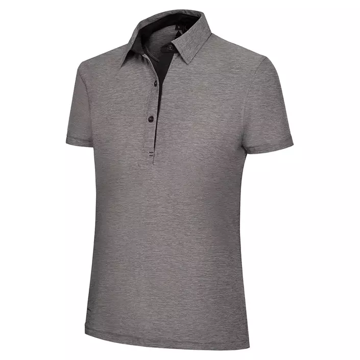 Pitch Stone women's polo shirt, Grey melange, large image number 0