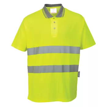Portwest polo shirt, Hi-Vis Yellow