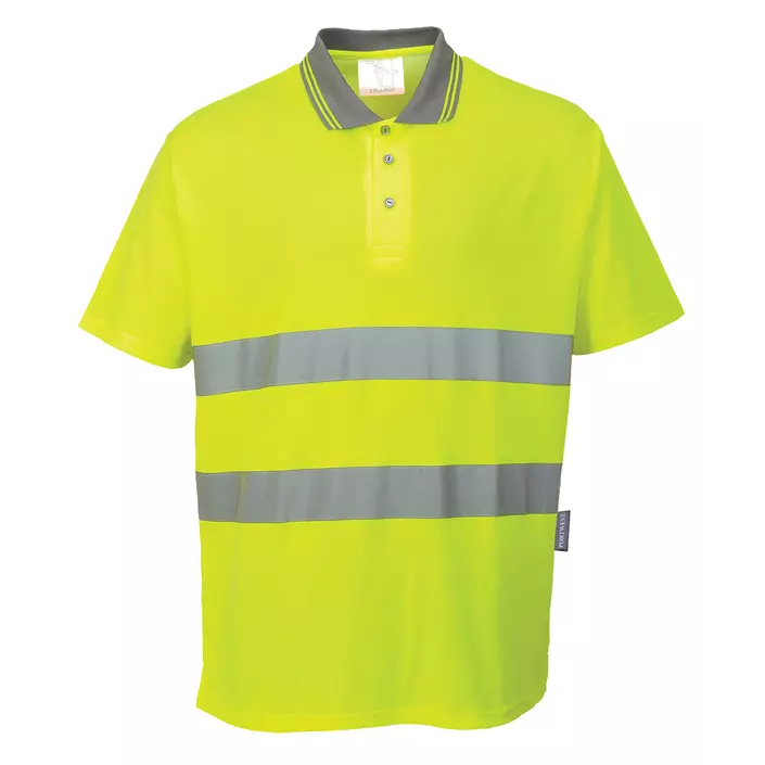 Portwest polo shirt, Hi-Vis Yellow, large image number 0