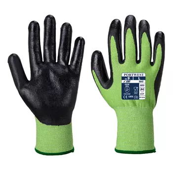 Portwest Green cut resistant gloves Cut D, Green