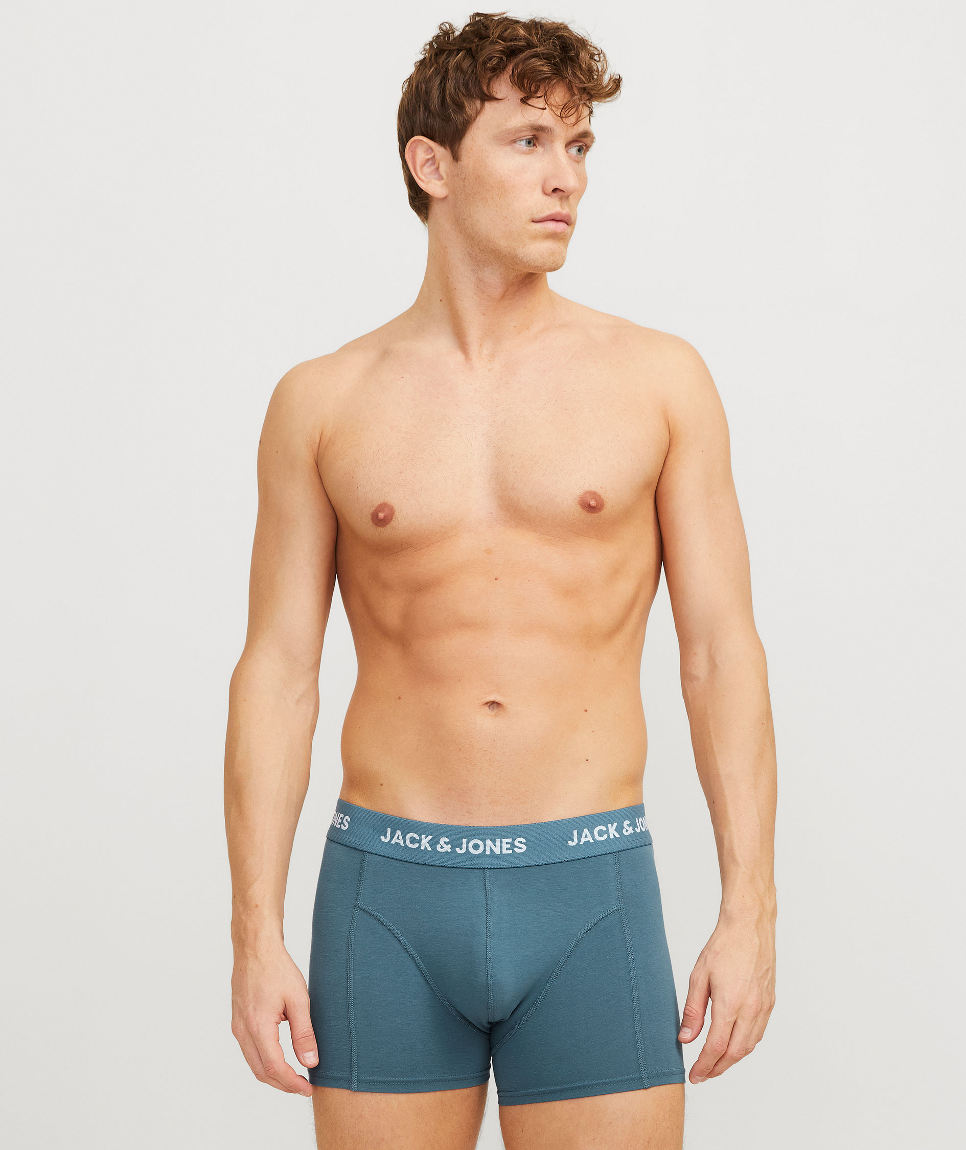 Jack & Jones JACFLOWER BIRD 3-pack boxer shorts, Chambray Blue, large image number 6