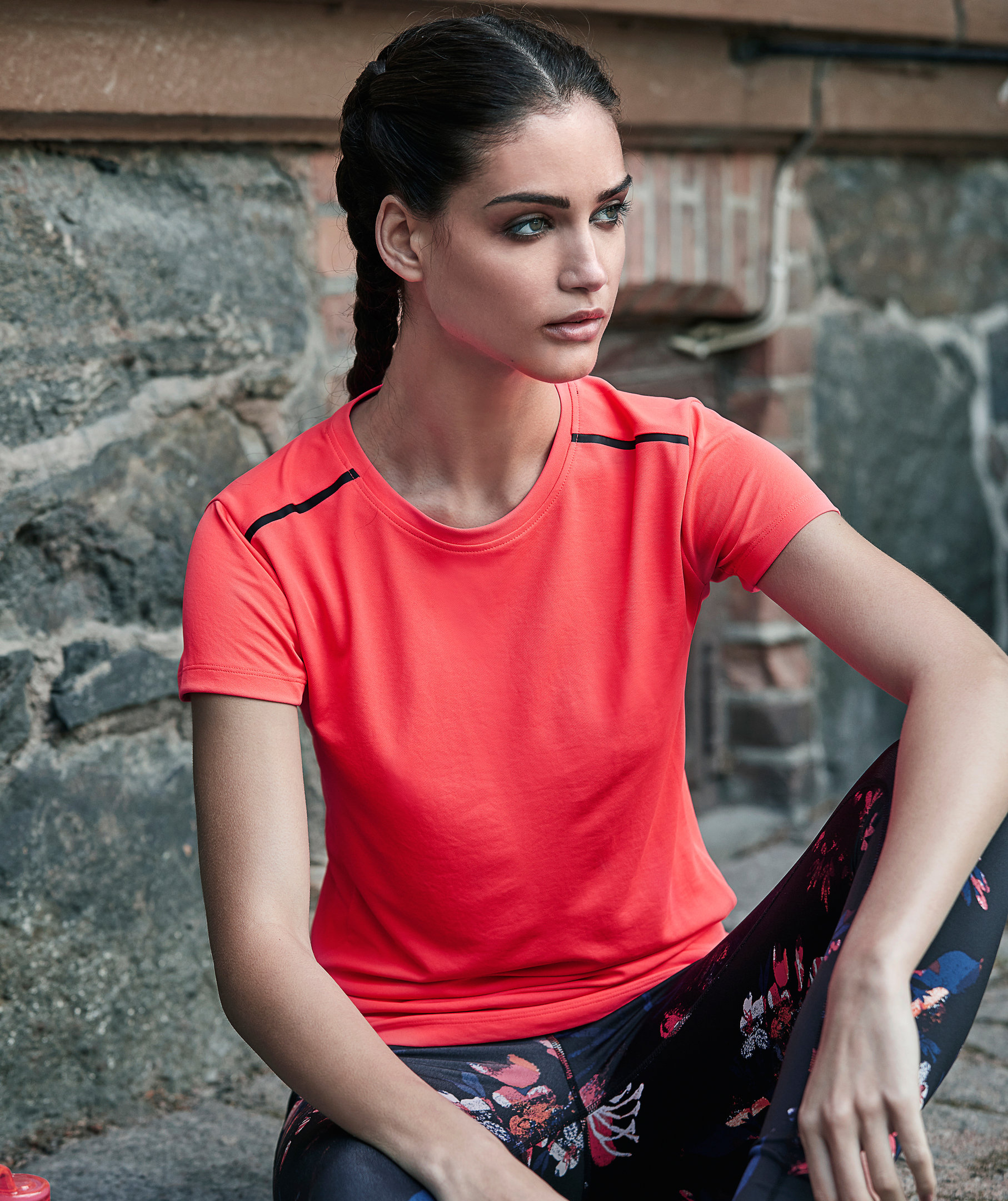 Tee Jays Luxury Sport Damen T-shirt, Rot