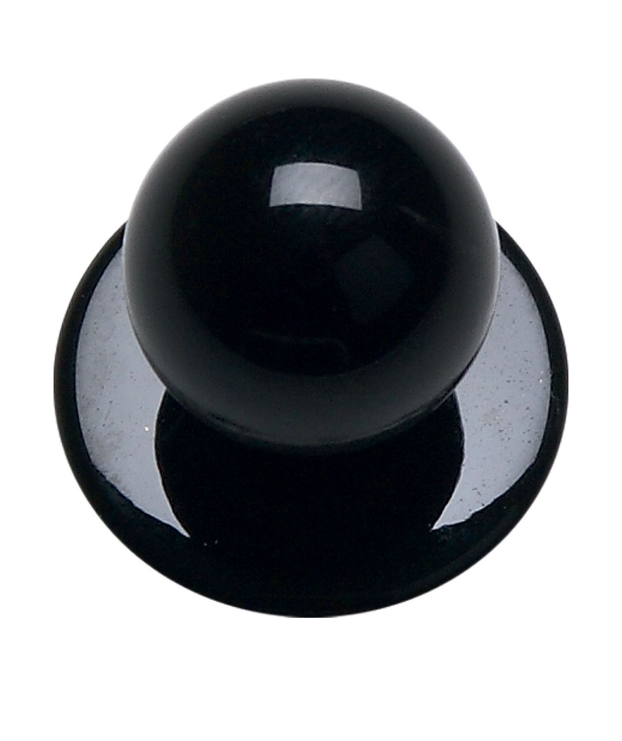 Karlowsky 12-pack chefs buttons, Black