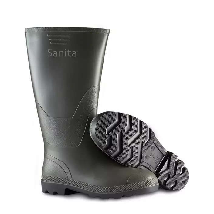 Sanita Varto PVC rubber boots, Green, large image number 0
