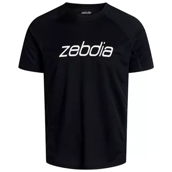 Zebdia Sports Tee Logo T-shirt, Schwarz
