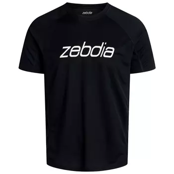Zebdia Sports Tee Logo T-shirt, Schwarz