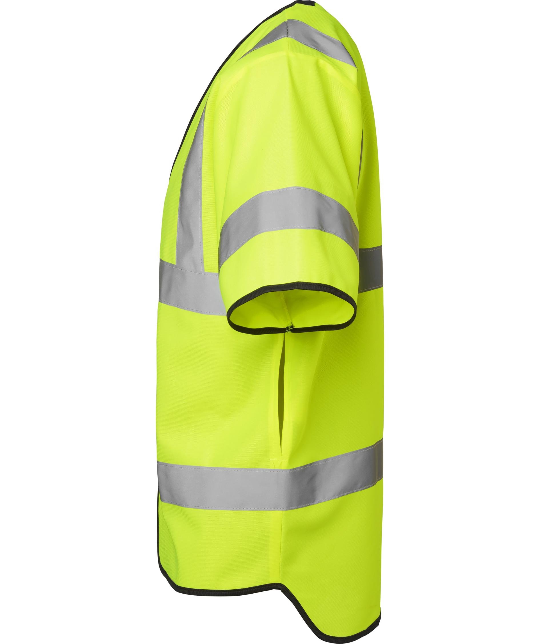 Top Swede reflective safety vest 125, Hi-Vis Yellow, large image number 3