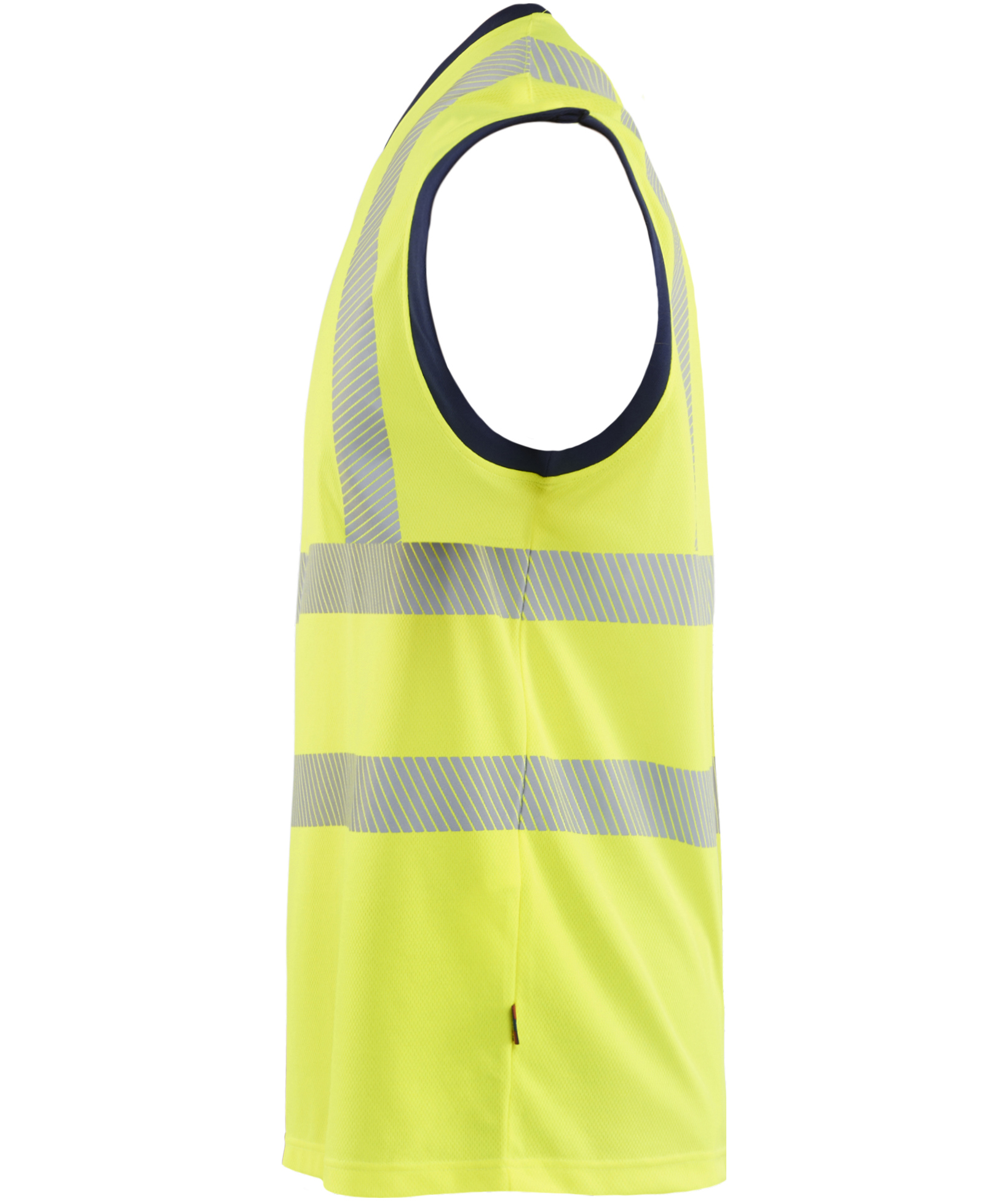 Bl&aring;kl&auml;der&nbsp;tank top, Hi-Vis yellow/marine, large image number 3