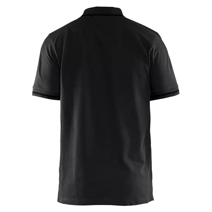 Blåkläder Unite polo T-skjorte, Svart/Mørkegrå, large image number 2