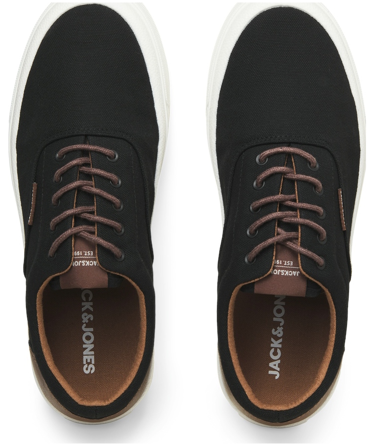 Jack & Jones JFWISLINGTON canvas sneakers, Anthracite, Anthracite, large image number 2