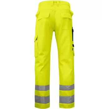 ProJob work trousers 6532, Hi-Vis Yellow/Navy