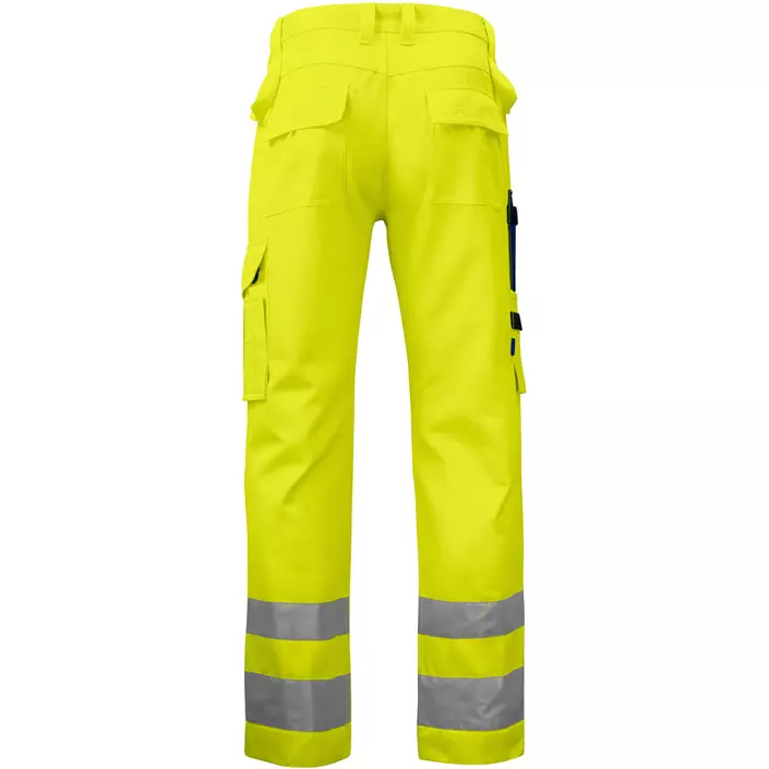 ProJob work trousers 6532, Hi-Vis Yellow/Navy, large image number 1