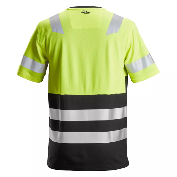 Snickers AllroundWork T-shirt 2534, Hi-vis Yellow/Black, large image number 1