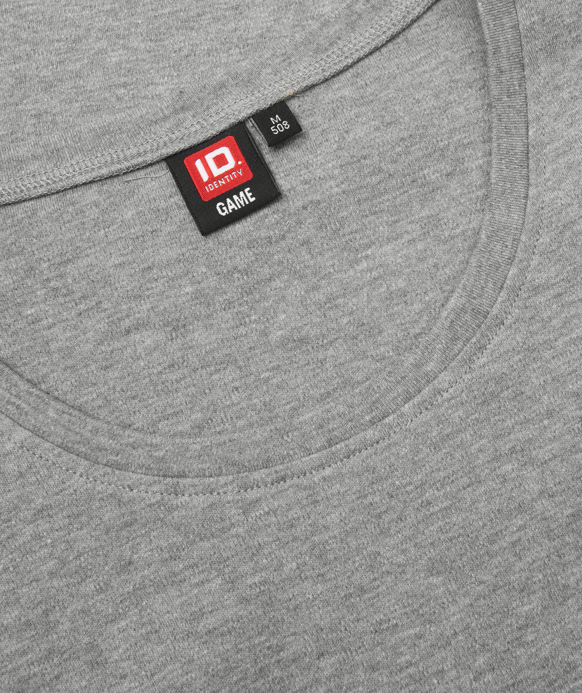 ID Interlock women's T-shirt, Grey Melange, large image number 3
