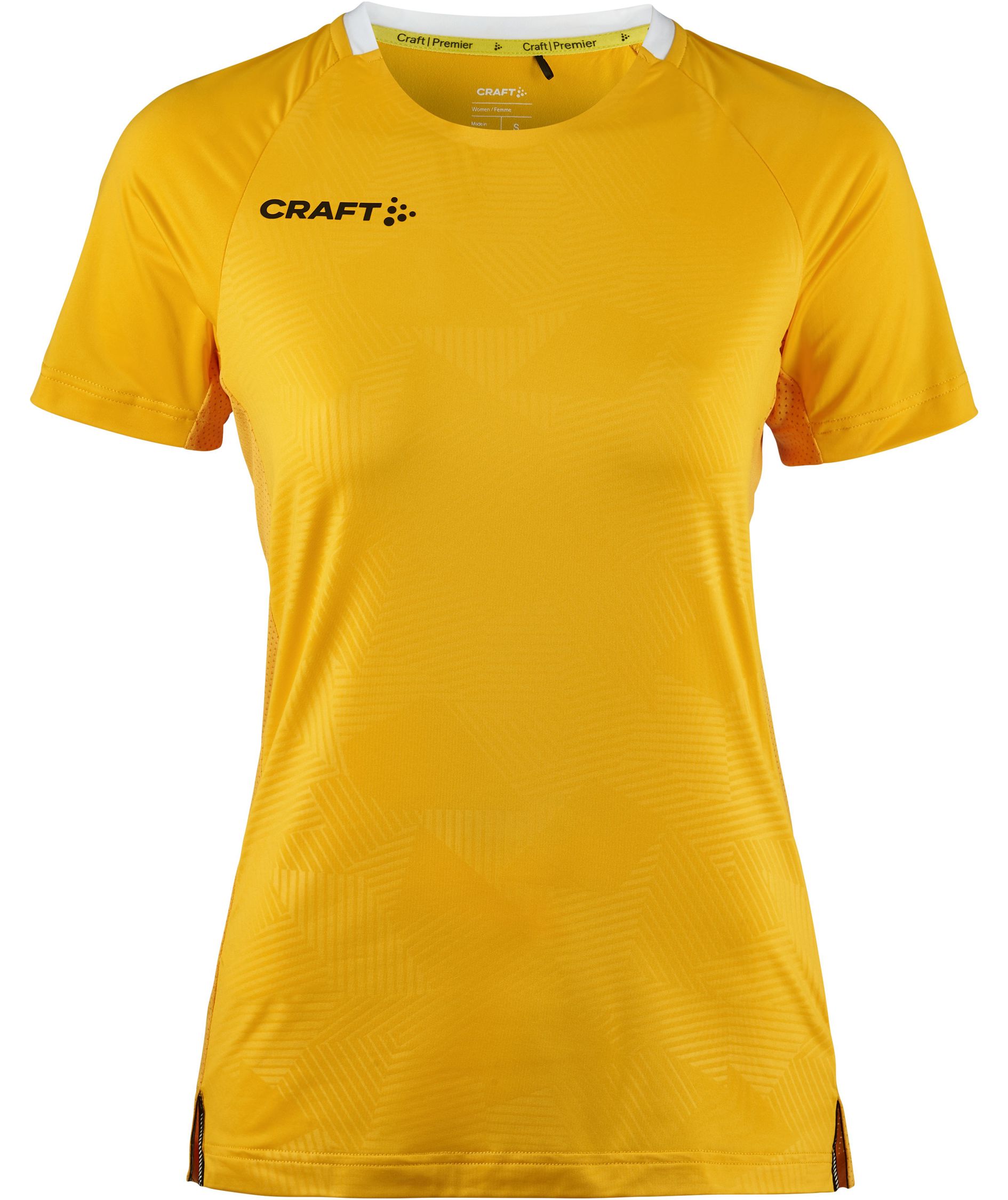 Craft Premier Solid Jersey dame T-shirt, Sweden yellow, Sweden yellow, swatch