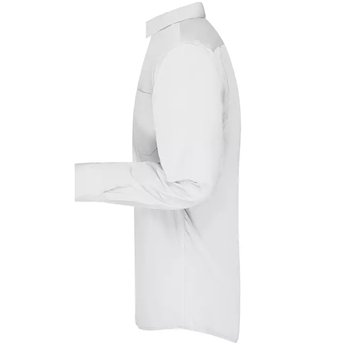 James & Nicholson modern fit skjorte, Hvid, large image number 3