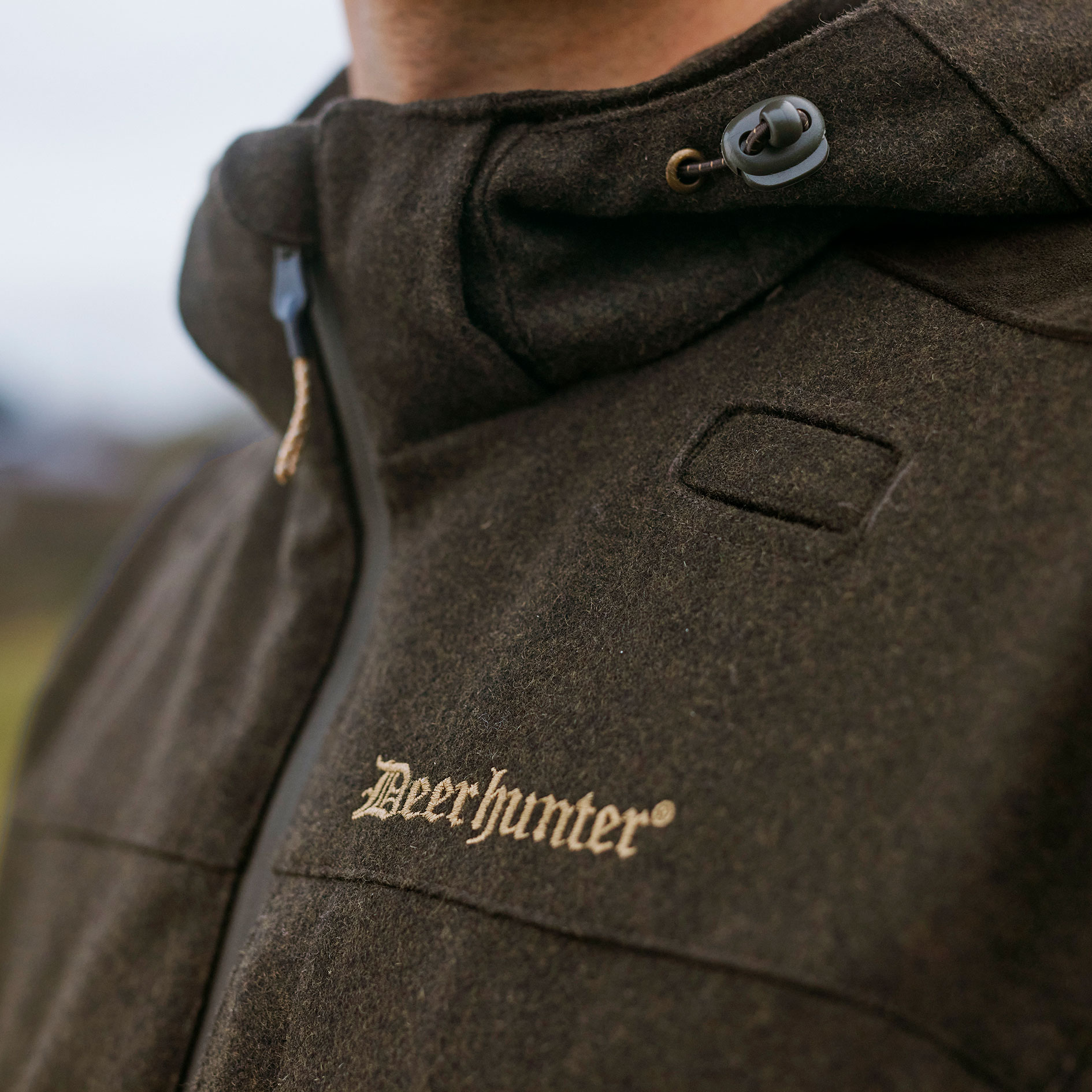 Deerhunter Tatra jacket with wool, Loden Wood, large image number 5