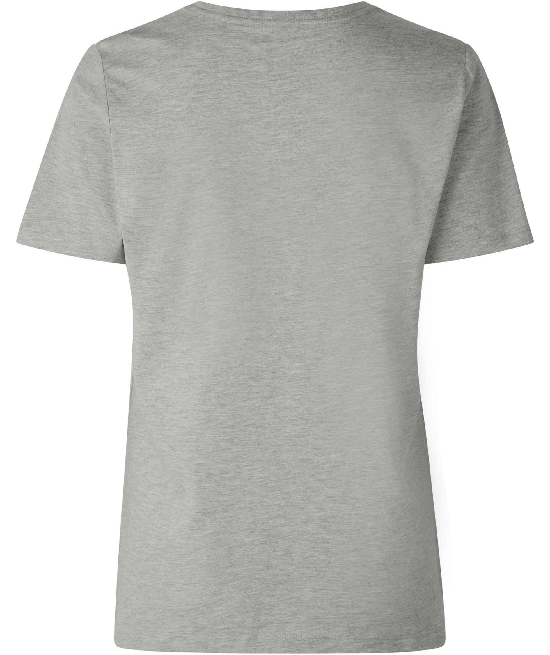 ID organic women's T-shirt, Light grey mottled, large image number 1