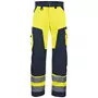 Blåkläder arbetsbyxa, Hi-vis gul/marinblå