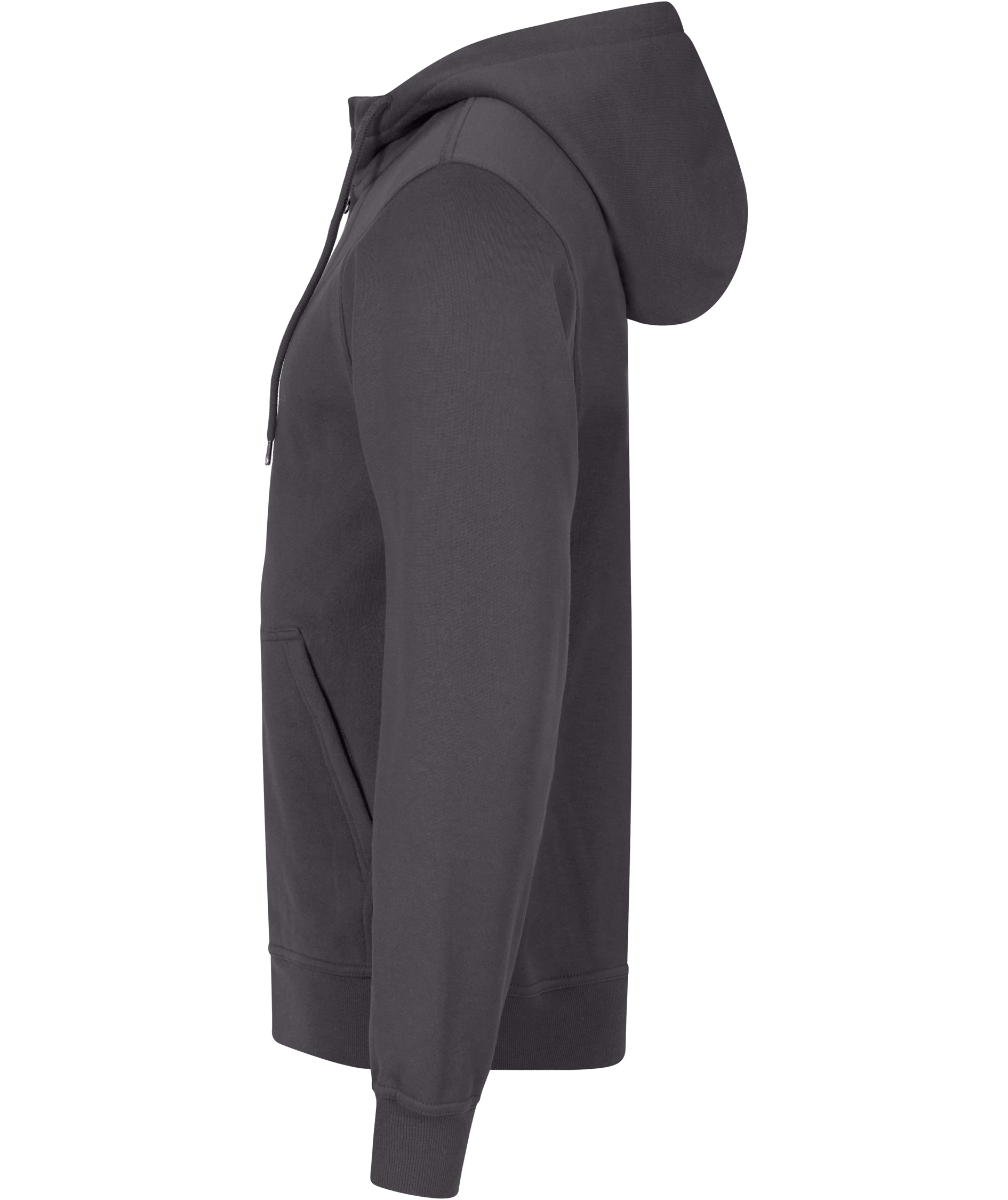 Clique Miami hoodie med dragkedja, Metal Grey, large image number 3