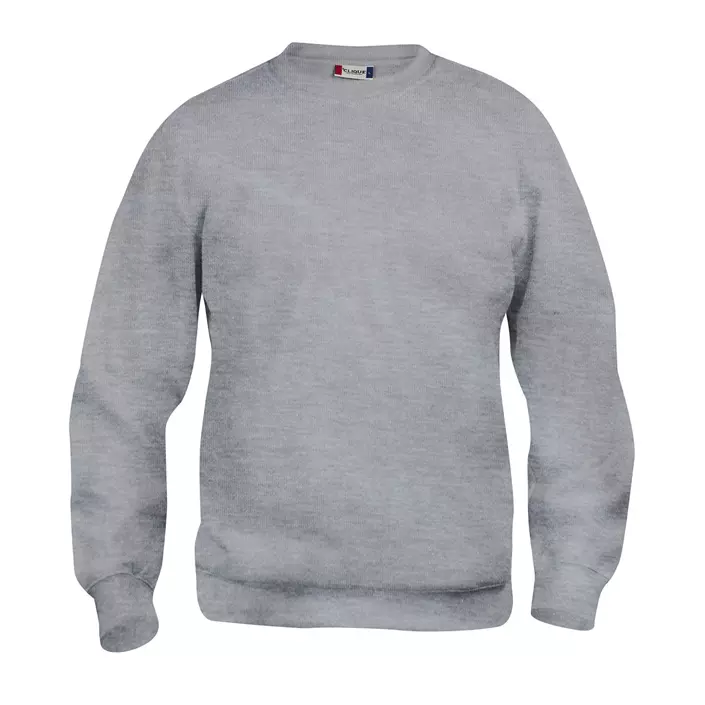 Clique Basic Roundneck sweatshirt, Gråmelerad, large image number 0