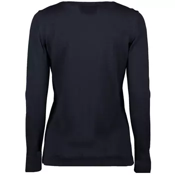 Seven Seas women's knitted pullover with merino wool, Navy