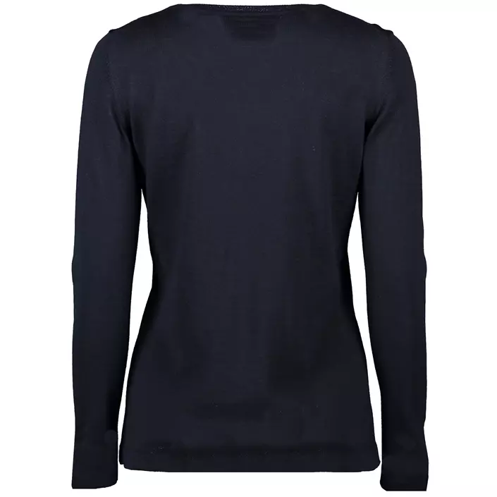 Seven Seas stickad tröja dam med merinoull, Navy, large image number 1