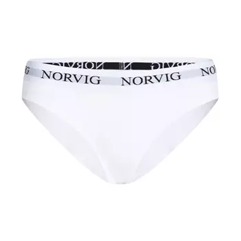 NORVIG 3er-Pack Damen Slips, Weiß
