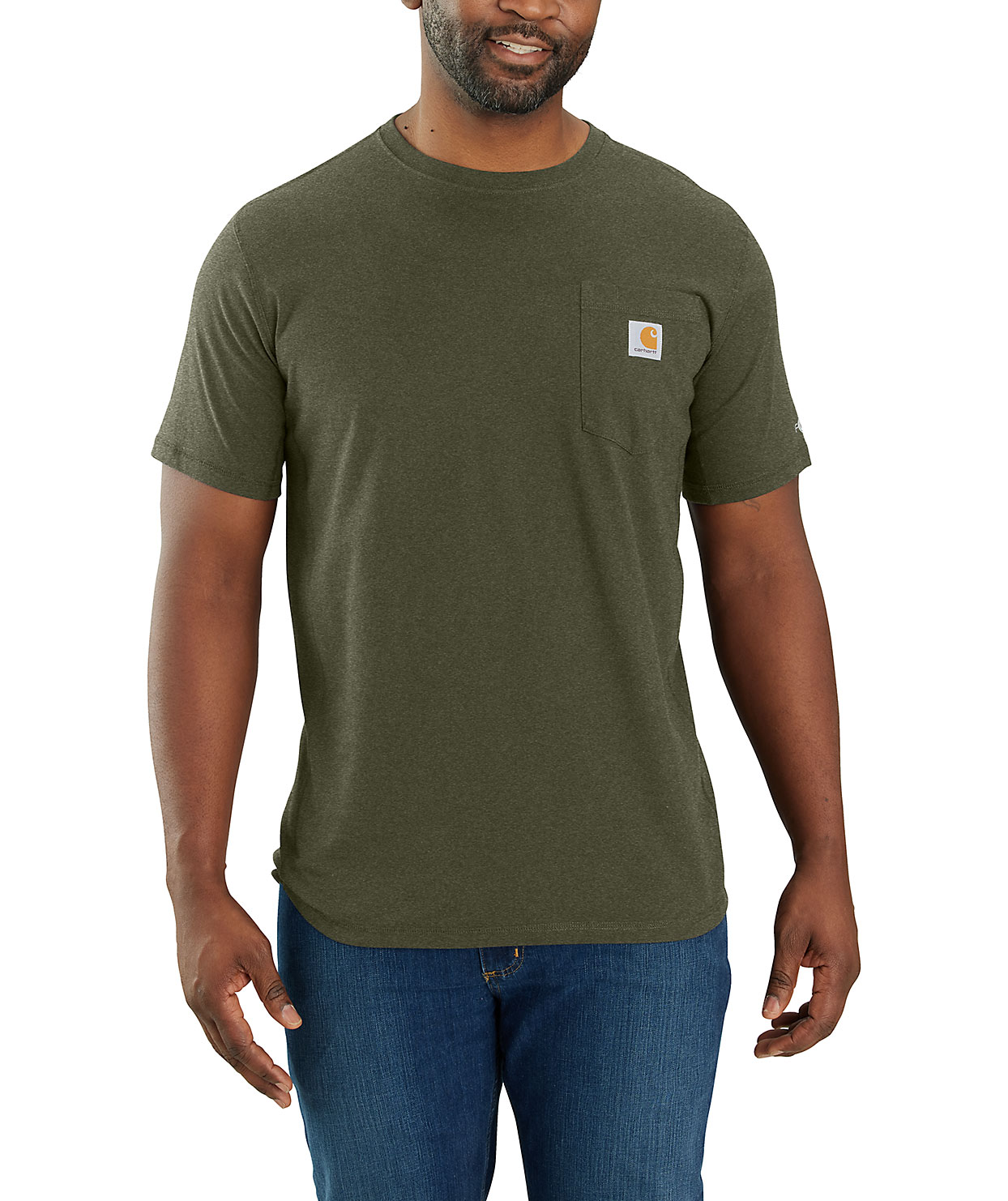 Carhartt Force T-shirt, Basil Heather