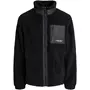 Jack & Jones Plus JJESOHO Faserpelzjacke, Black Jack & Jones Plus JJESOHO Faserpelzjacke, Black