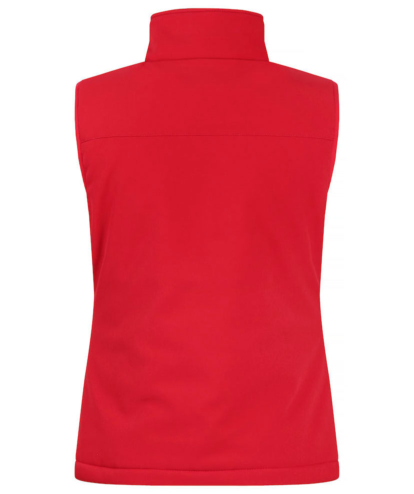 Clique lined women's softshell vest, Red, large image number 1