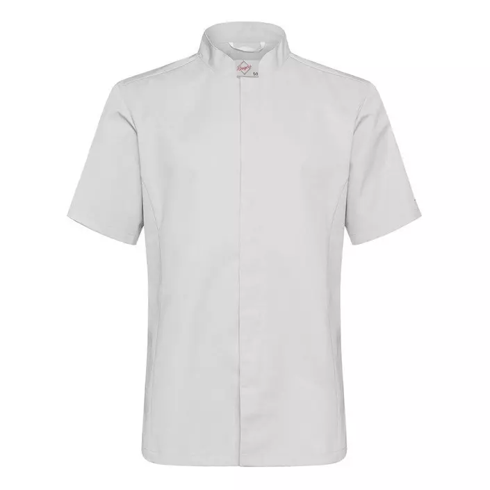 Segers slim fit kortärmad kockskjorta, Grå, large image number 0