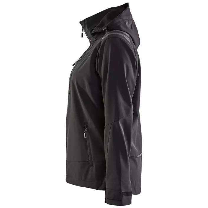 Blåkläder women's softshell jacket, Black, large image number 3