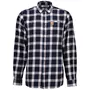 Westborn flannel shirt, Navy/White