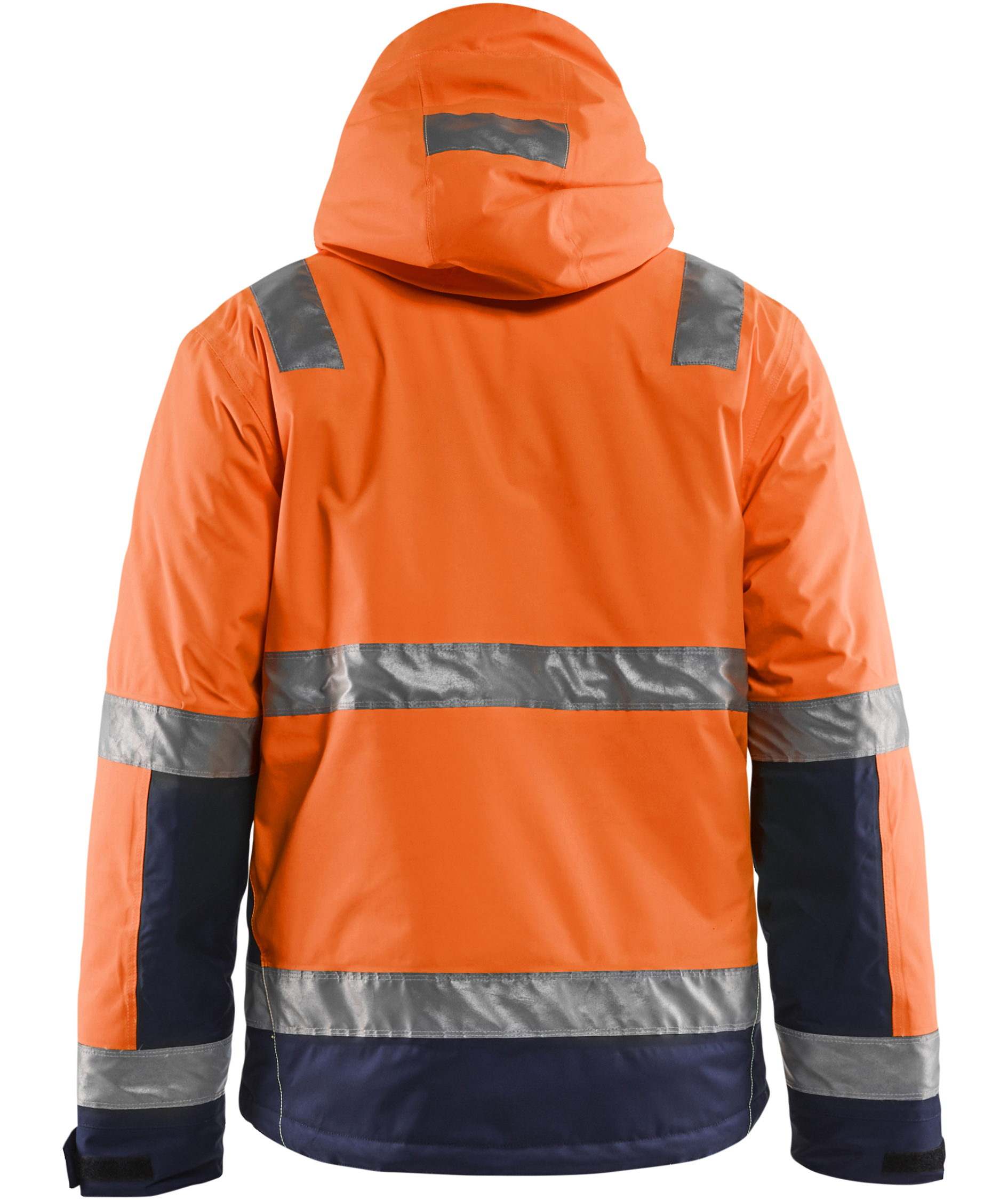 Bl&aring;kl&auml;der Vinter arbejdsjakke, Orange/Marine, Orange/Marine, large image number 1