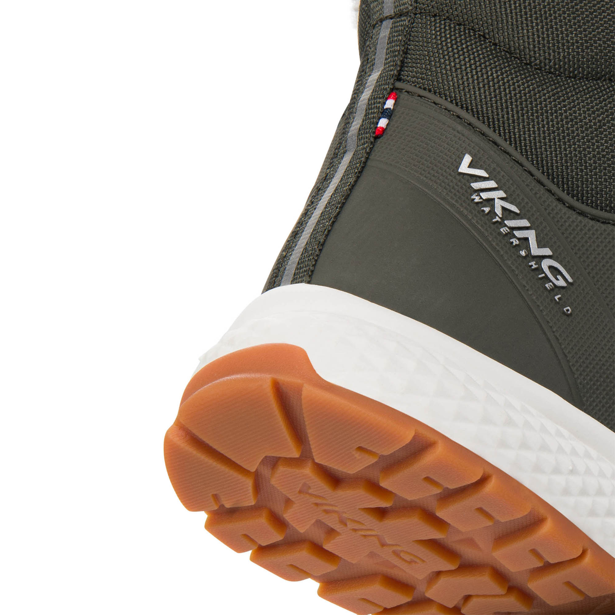 Viking Equip Defence Warm WP 2V boots for kids, Huntinggreen/olive, large image number 4