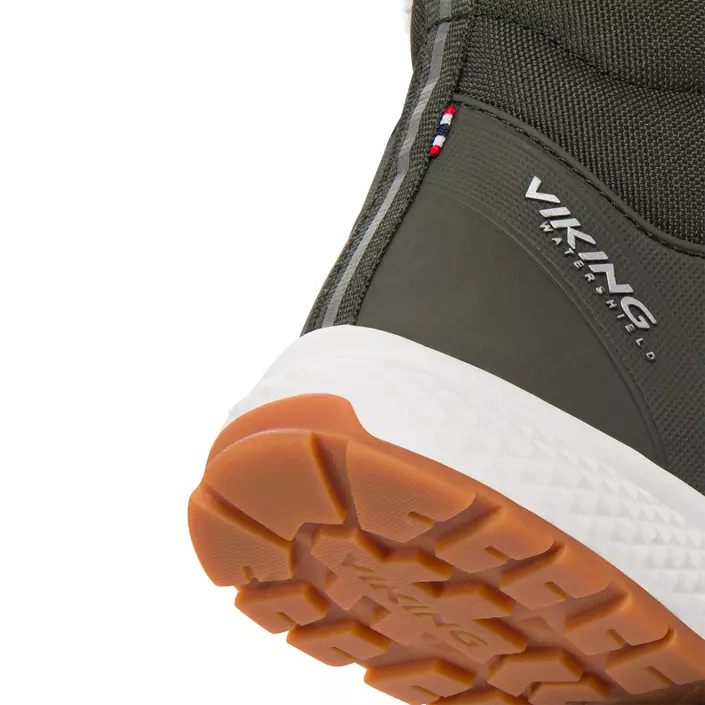 Viking Equip Defence Warm WP 2V støvler til børn, Huntinggreen/olive, large image number 4